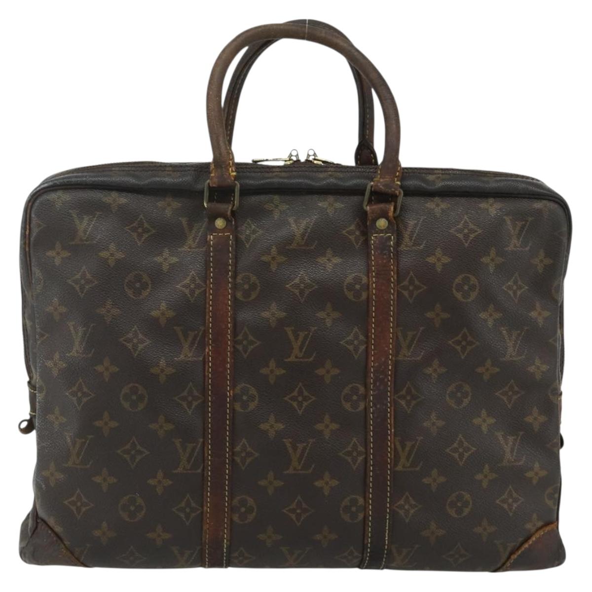 LOUIS VUITTON Monogram Porte Documents Voyage Business Bag M53361 Auth bs34521