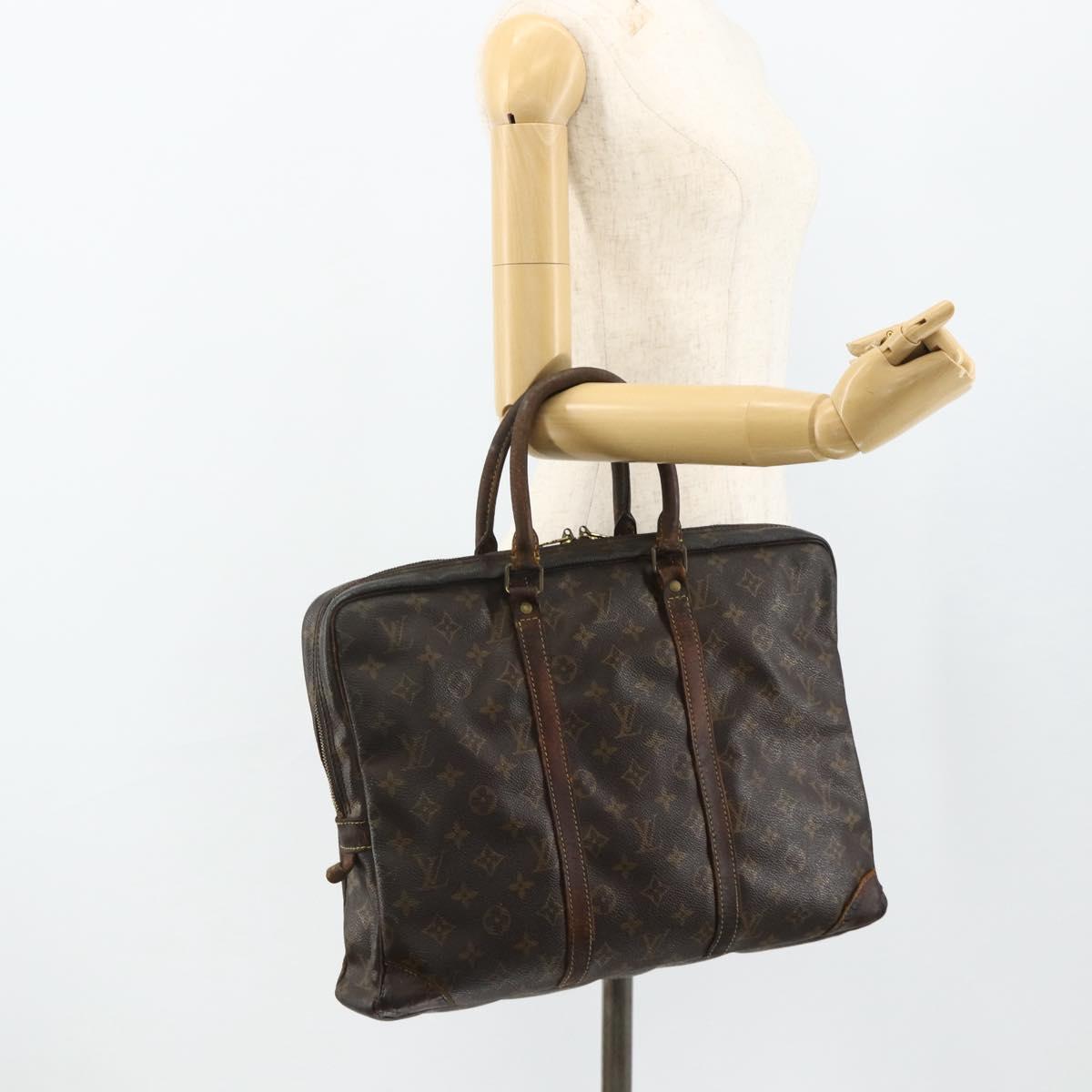 LOUIS VUITTON Monogram Porte Documents Voyage Business Bag M53361 Auth bs34521