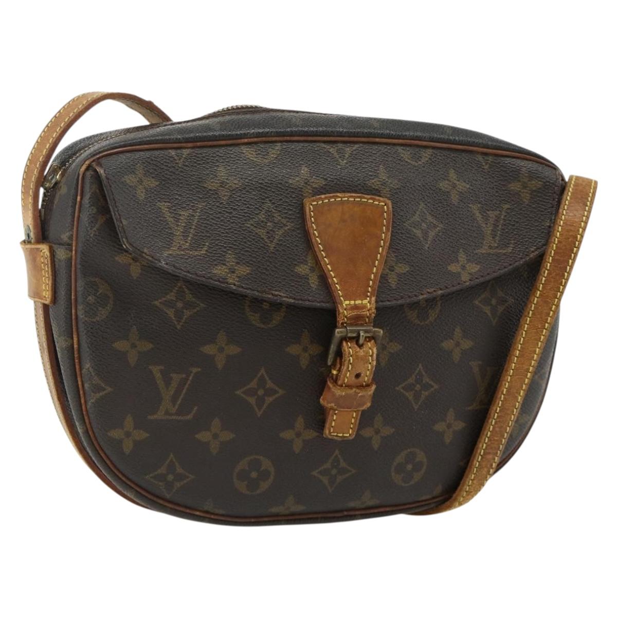 LOUIS VUITTON Monogram Jeune Fille MM Shoulder Bag M51226 LV Auth bs34525