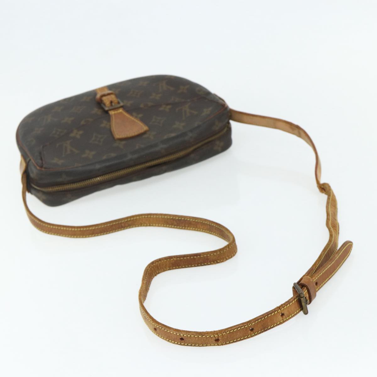LOUIS VUITTON Monogram Jeune Fille MM Shoulder Bag M51226 LV Auth bs34525