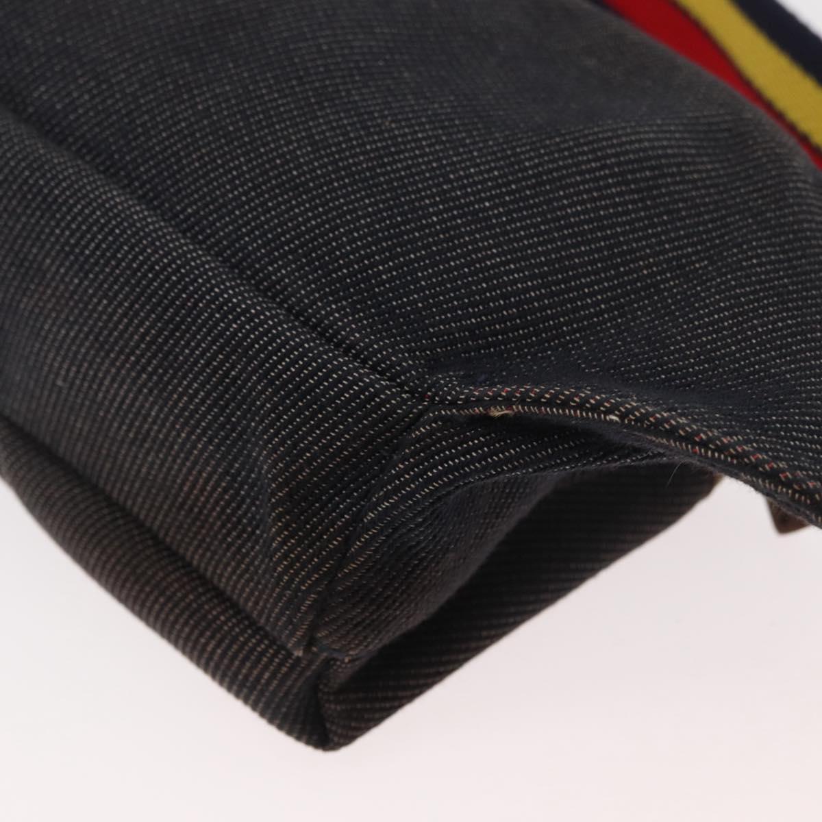 FENDI Waist bag Canvas Brown Auth bs34529