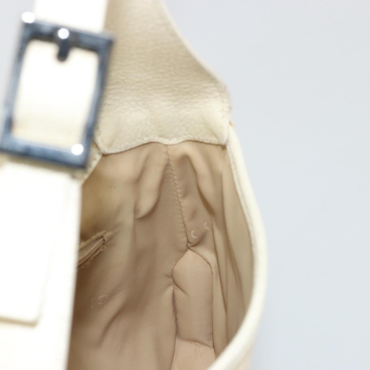 GUCCI Jackie Shoulder Bag Coated Canvas Beige Silver 001 3735 Auth bs34532
