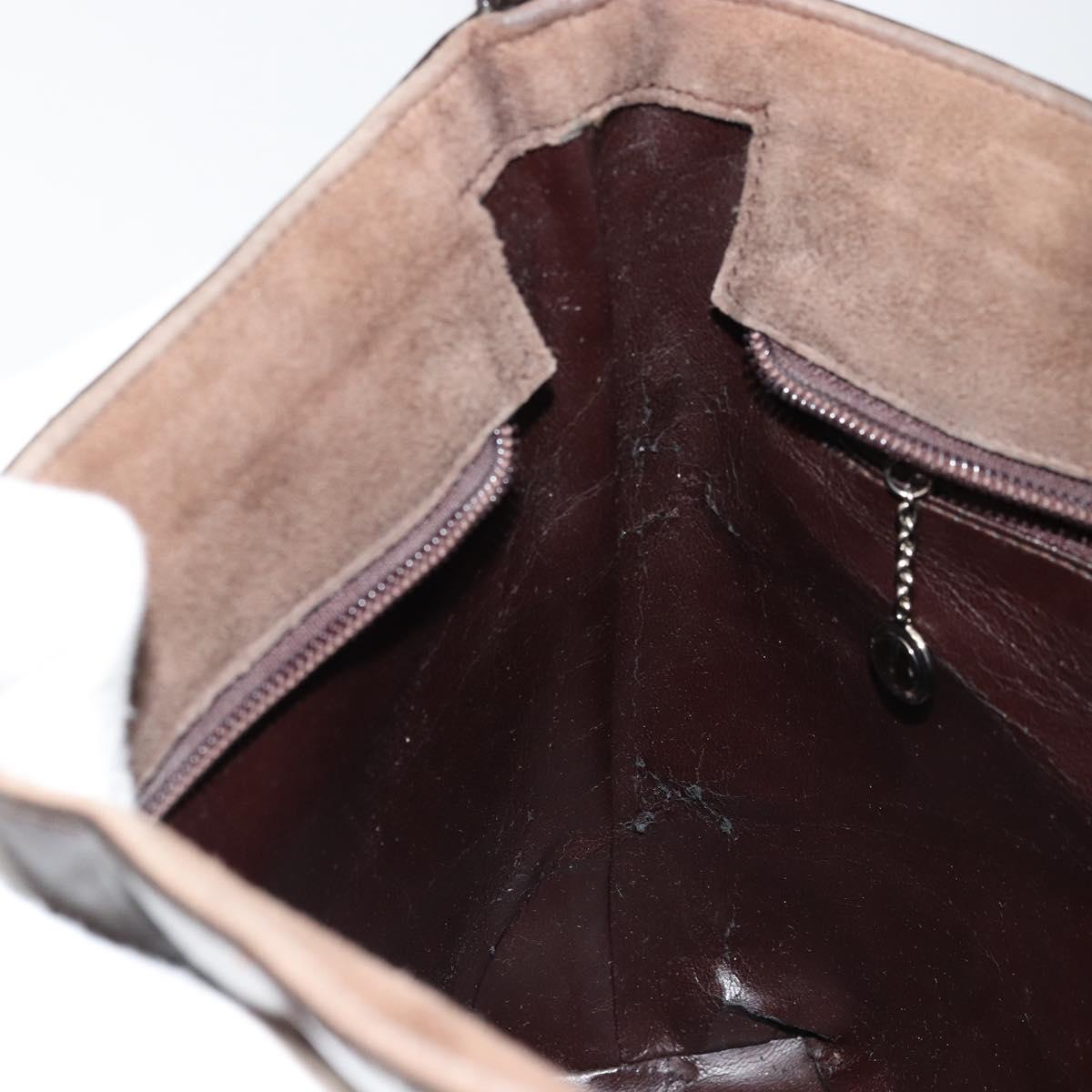 GUCCI Shoulder Bag Suede Brown 000 1013 0555 Auth bs34539