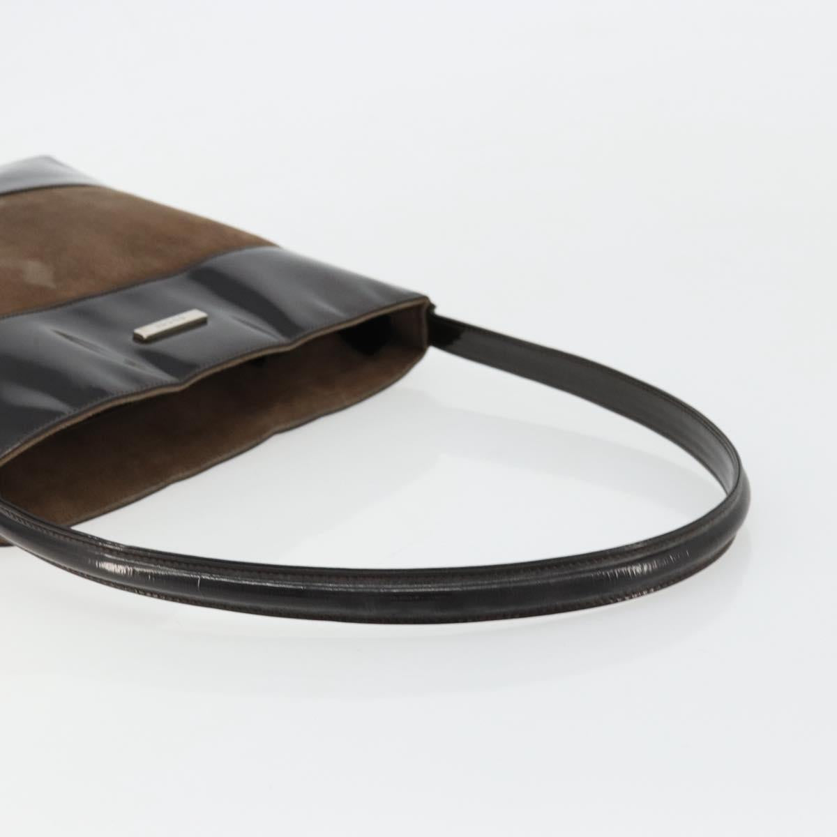 GUCCI Shoulder Bag Suede Brown 000 1013 0555 Auth bs34539