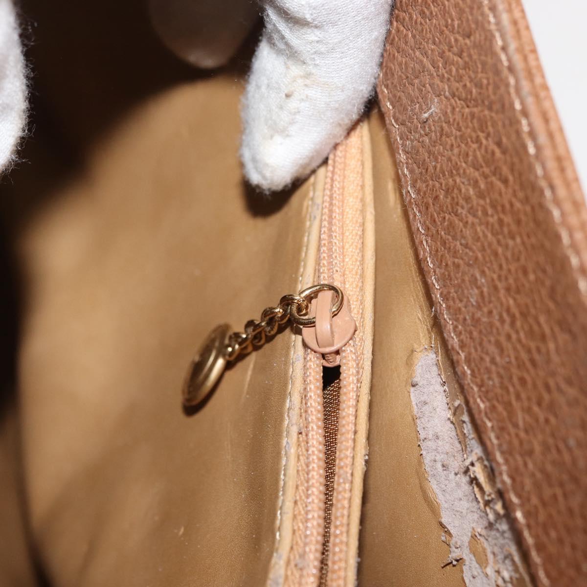 GUCCI Bamboo Tote Bag Suede Leather Brown Gold 002 1186 0259 Auth bs34551