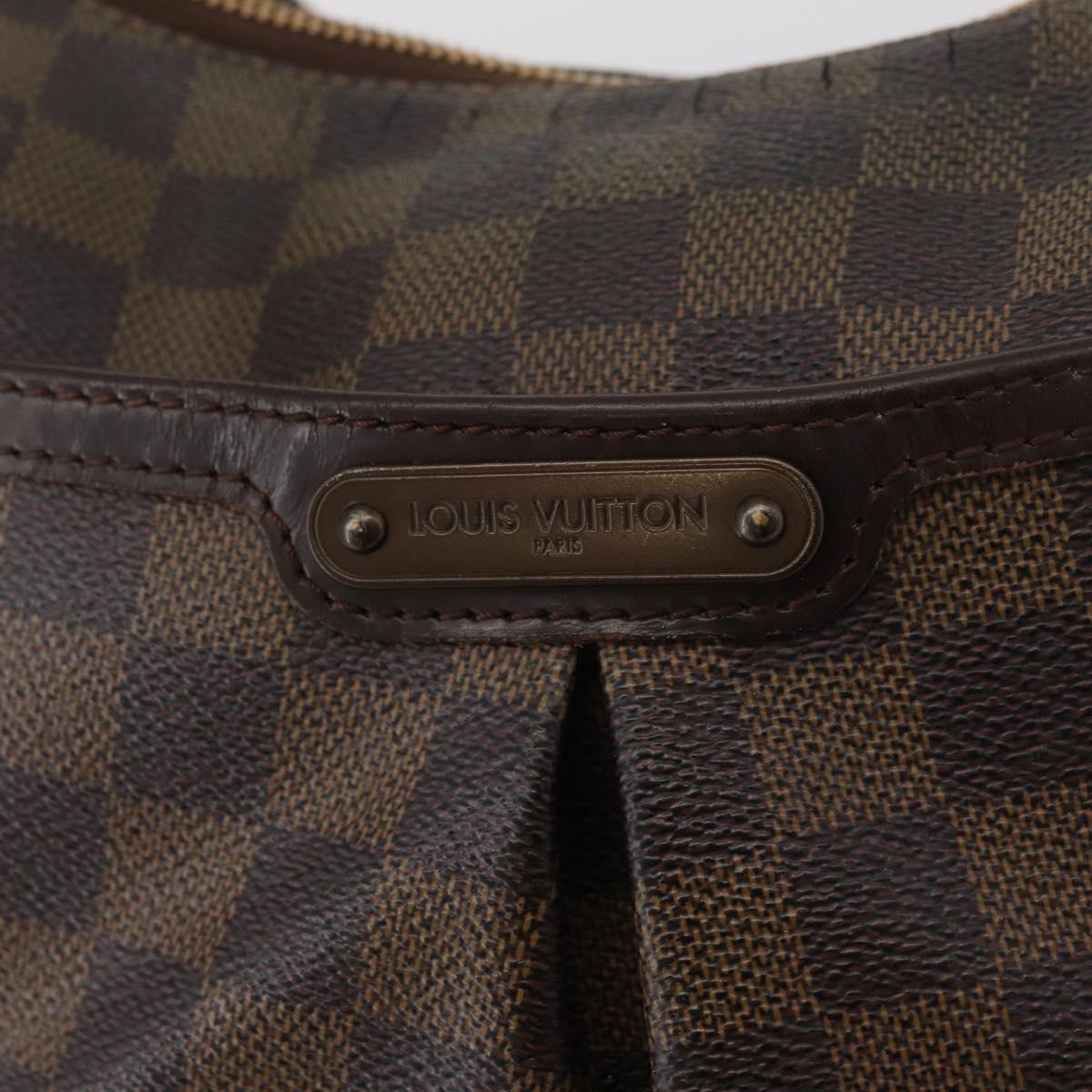 LOUIS VUITTON Damier Ebene Bloomsbury PM Shoulder Bag N42251 LV Auth bs34567