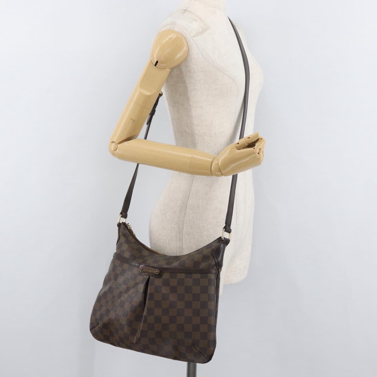 LOUIS VUITTON Damier Ebene Bloomsbury PM Shoulder Bag N42251 LV Auth bs34567