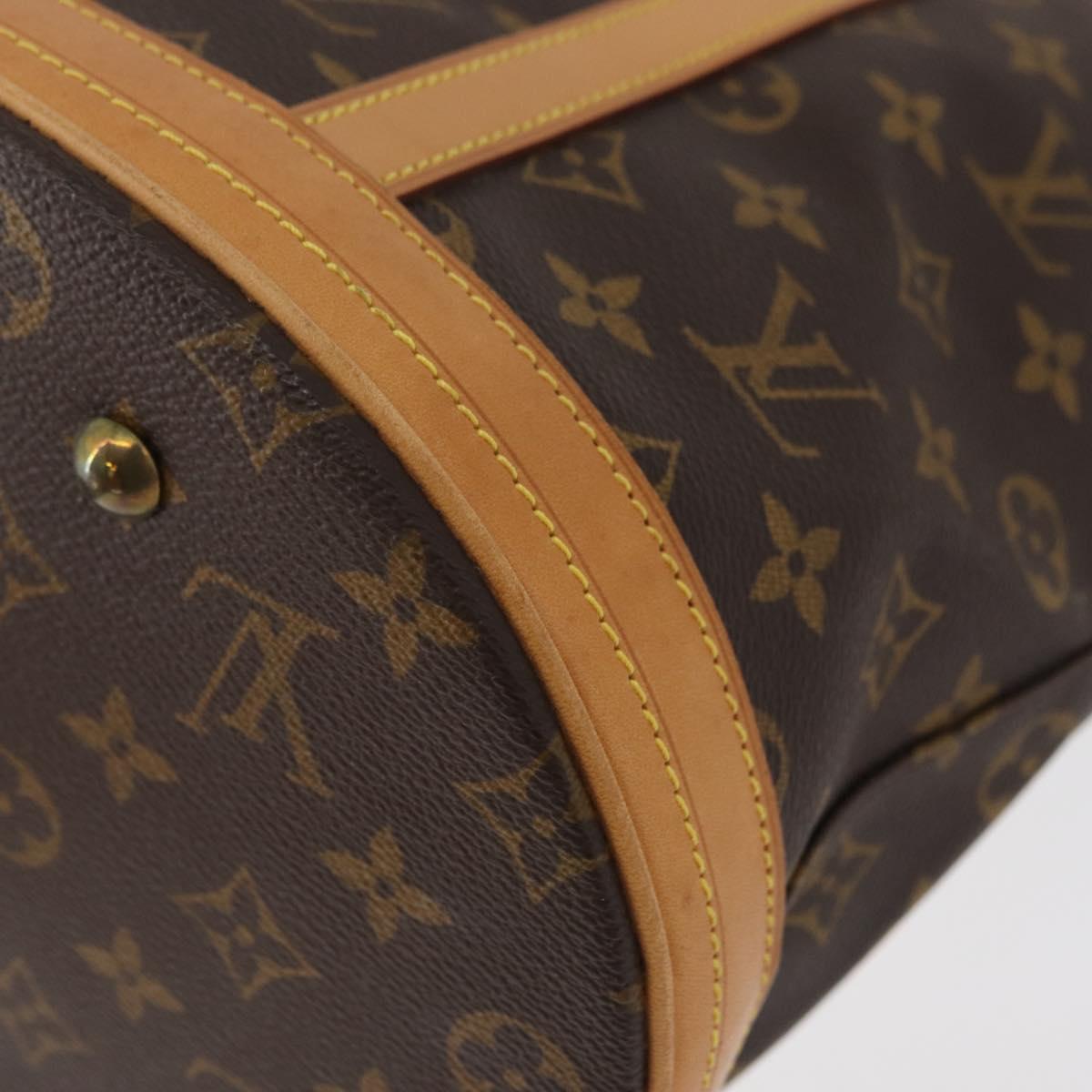 LOUIS VUITTON Monogram Bucket GM Shoulder Bag M42236 LV Auth bs34568