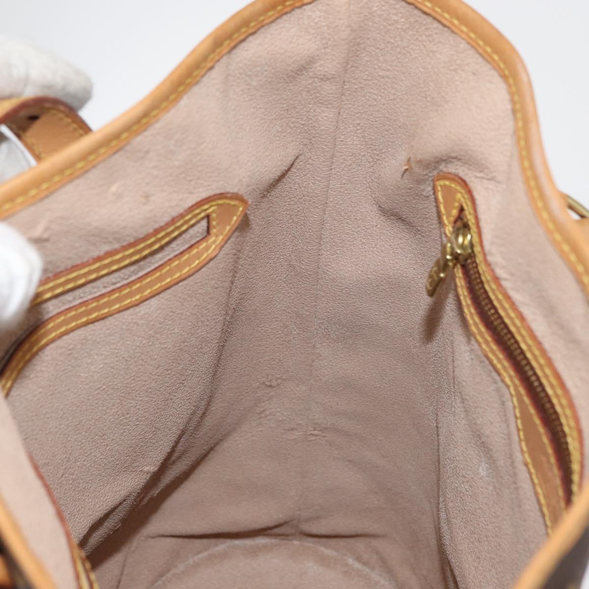LOUIS VUITTON Monogram Bucket GM Shoulder Bag M42236 LV Auth bs34568