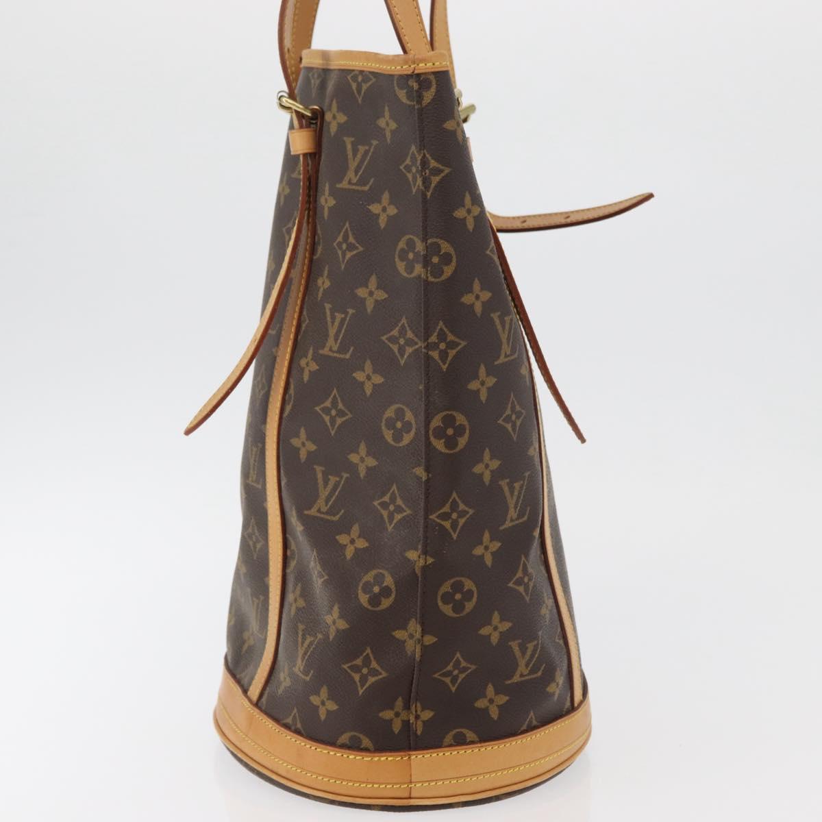 LOUIS VUITTON Monogram Bucket GM Shoulder Bag M42236 LV Auth bs34568