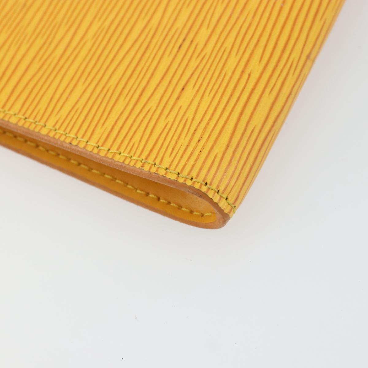 LOUIS VUITTON Epi Pochette Accessoires Pouch Yellow M52949 LV Auth bs34573