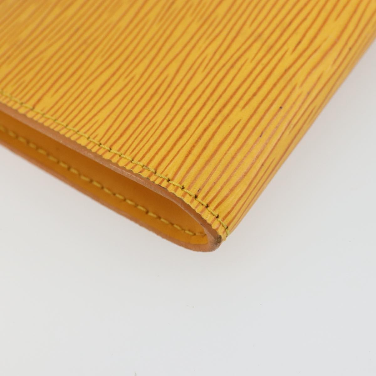LOUIS VUITTON Epi Pochette Accessoires Pouch Yellow M52949 LV Auth bs34573