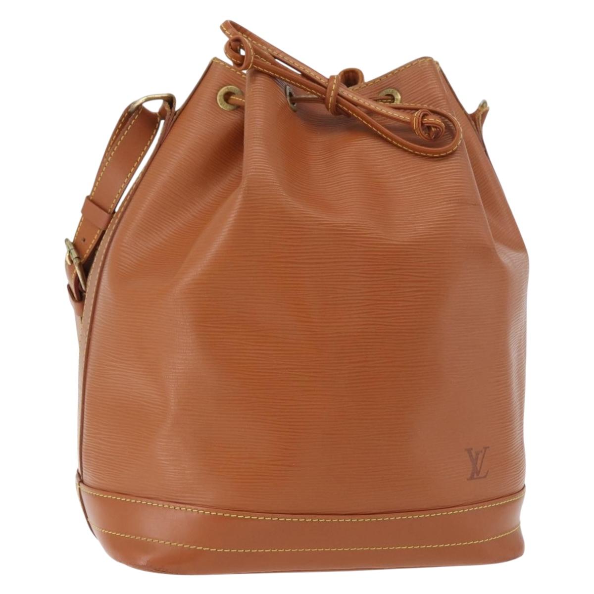 LOUIS VUITTON Epi Noe Shoulder Bag Zipangu Gold M44008 LV Auth bs34580
