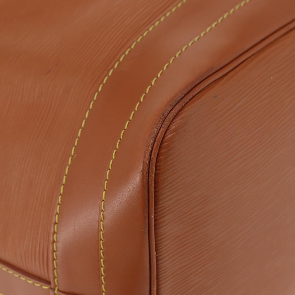 LOUIS VUITTON Epi Noe Shoulder Bag Zipangu Gold M44008 LV Auth bs34580