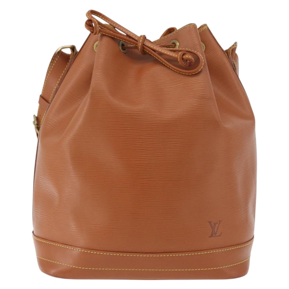 LOUIS VUITTON Epi Noe Shoulder Bag Zipangu Gold M44008 LV Auth bs34580
