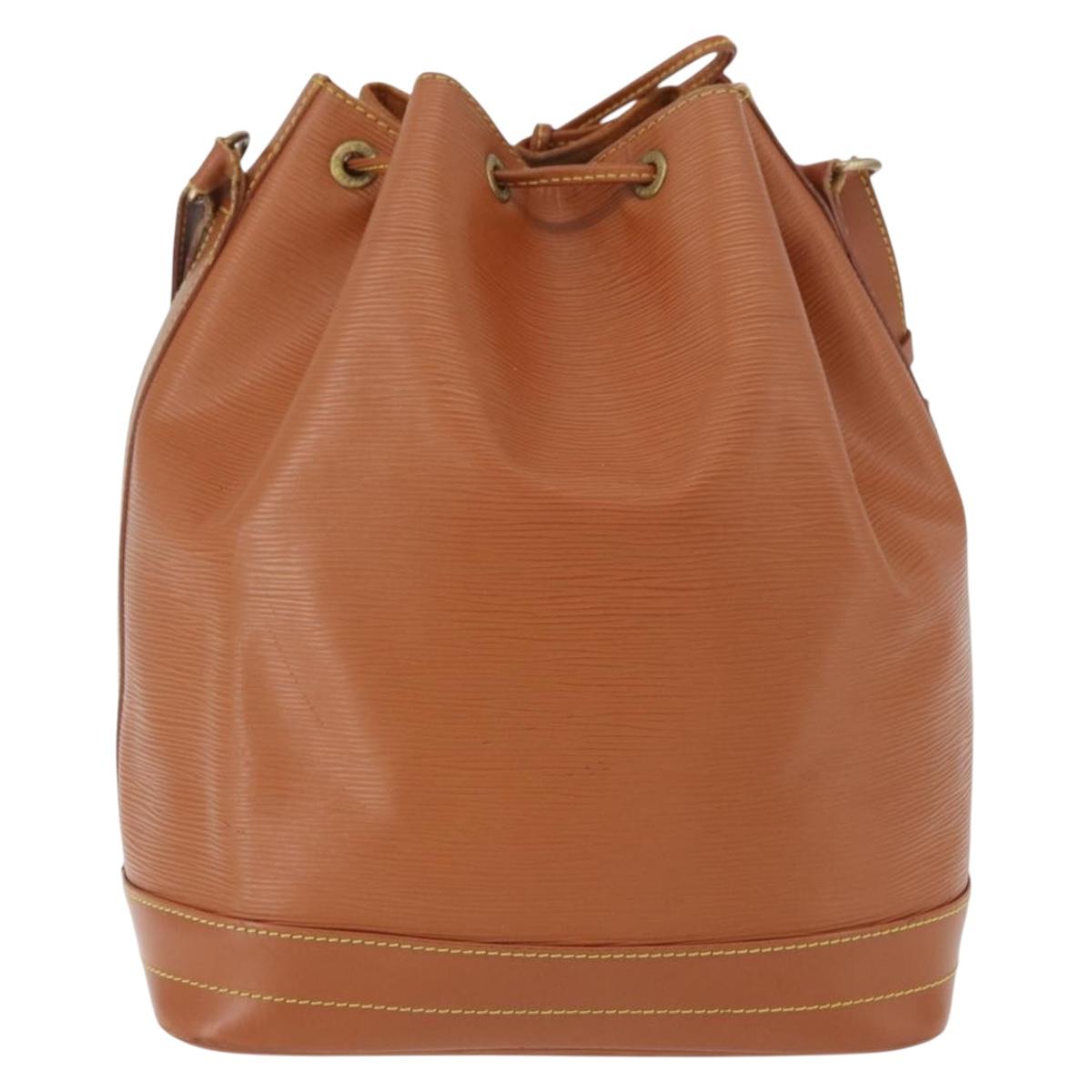 LOUIS VUITTON Epi Noe Shoulder Bag Zipangu Gold M44008 LV Auth bs34580