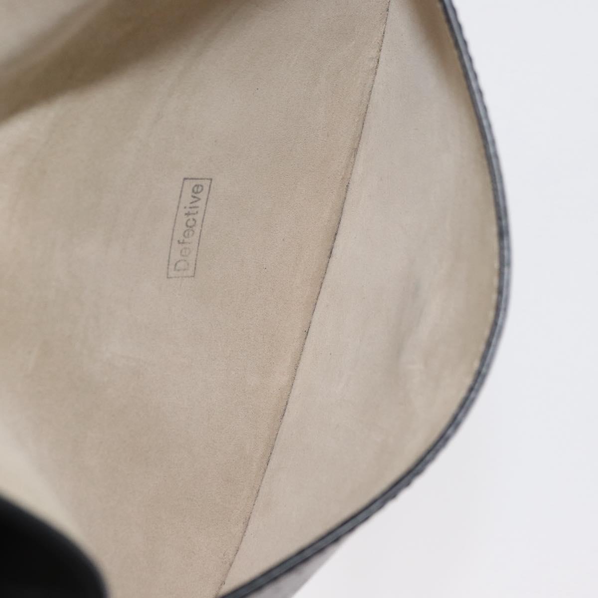 Chloe Shoulder Bag Leather Black Gold Auth bs34599
