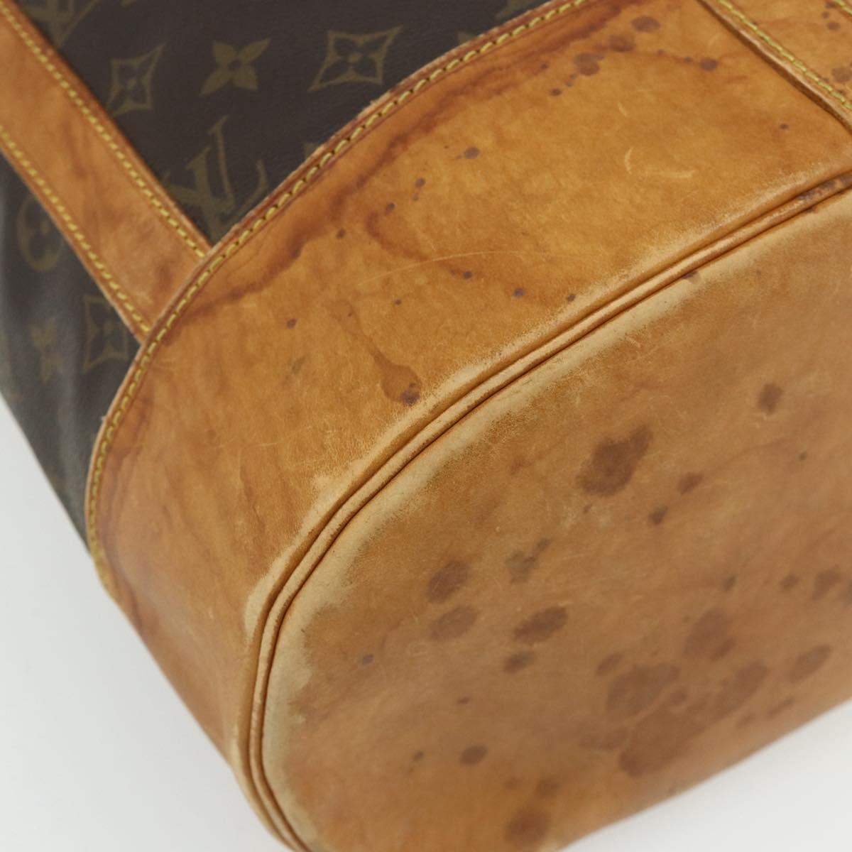 LOUIS VUITTON Monogram Randonnee GM Shoulder Bag M42244 LV Auth bs34610