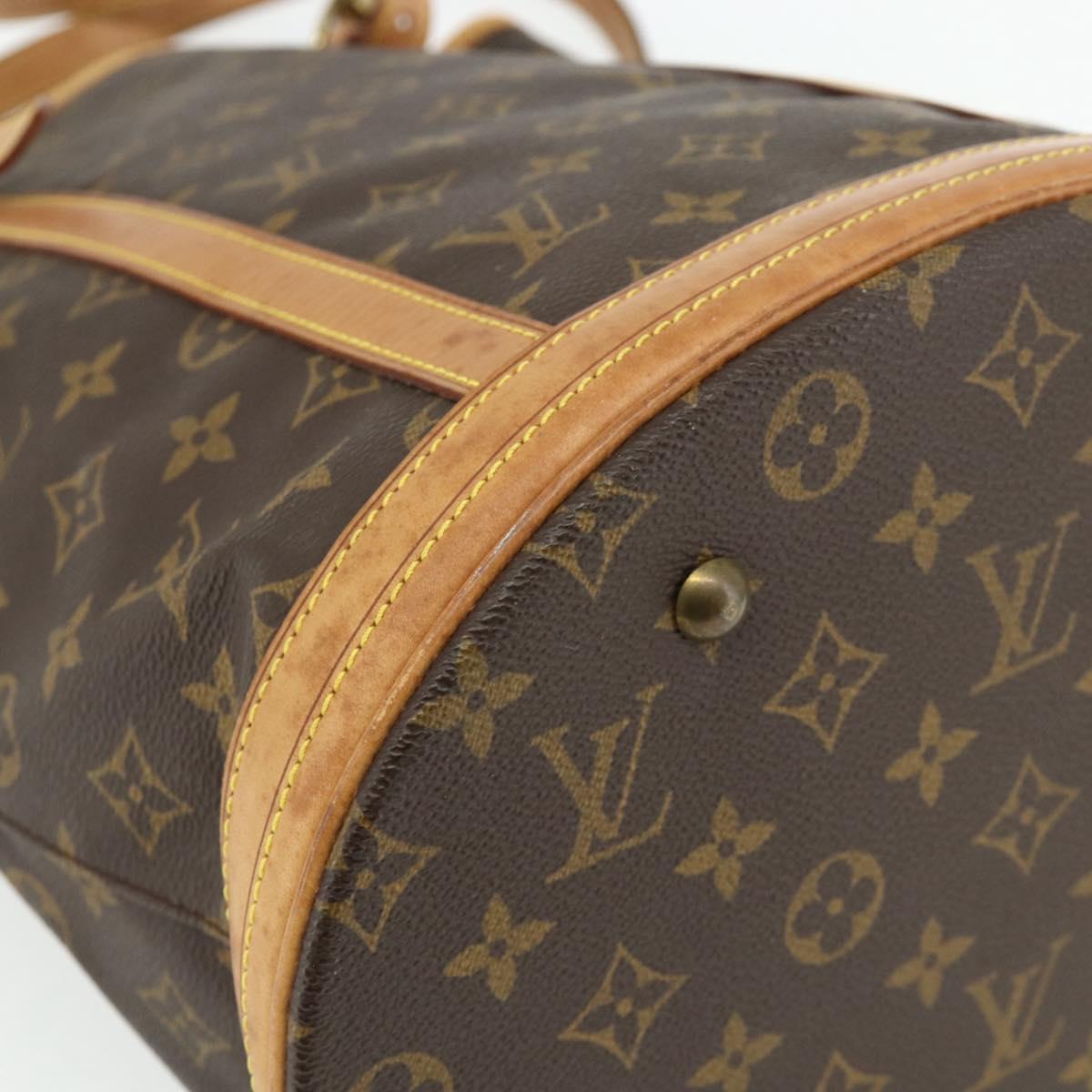 LOUIS VUITTON Monogram Bucket GM Shoulder Bag M42236 LV Auth bs34611