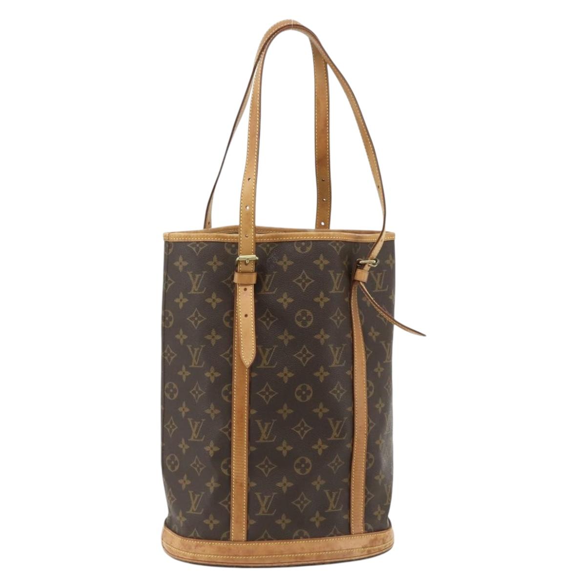 LOUIS VUITTON Monogram Bucket GM Shoulder Bag M42236 LV Auth bs34611