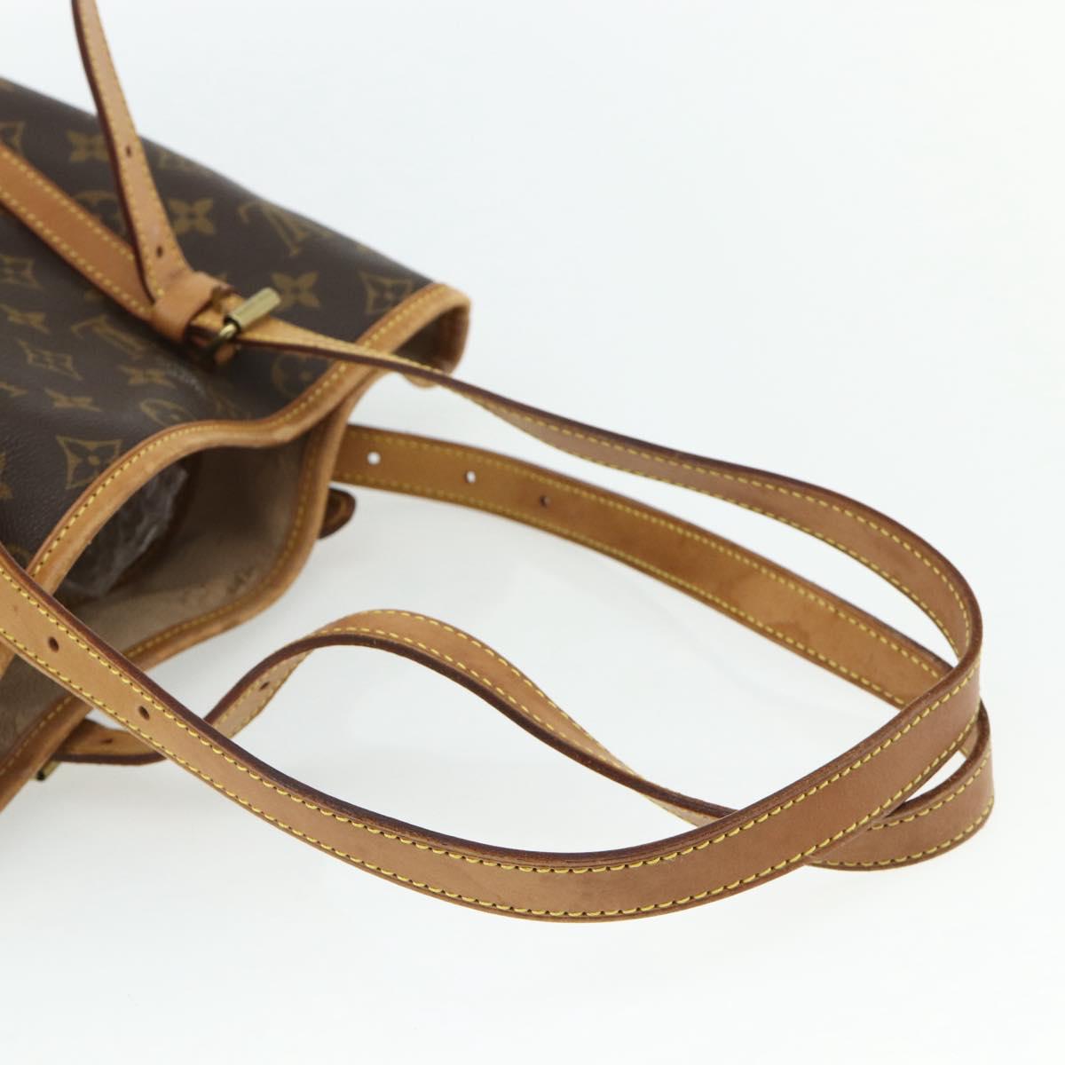 LOUIS VUITTON Monogram Bucket GM Shoulder Bag M42236 LV Auth bs34611