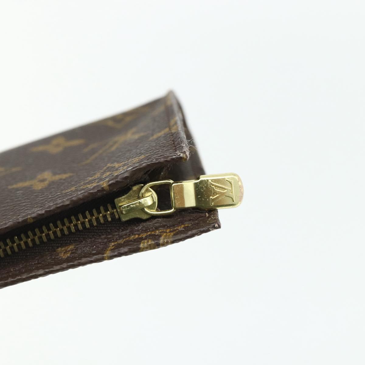 LOUIS VUITTON Monogram Bucket GM Accessory Pouch LV Auth bs34612