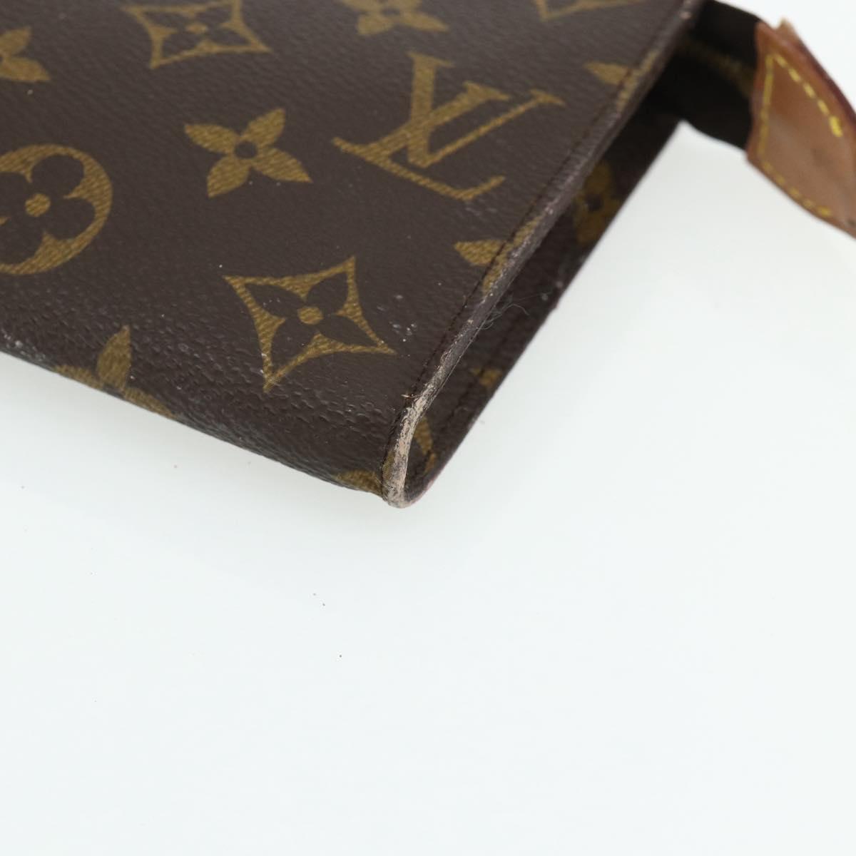 LOUIS VUITTON Monogram Bucket GM Accessory Pouch LV Auth bs34612