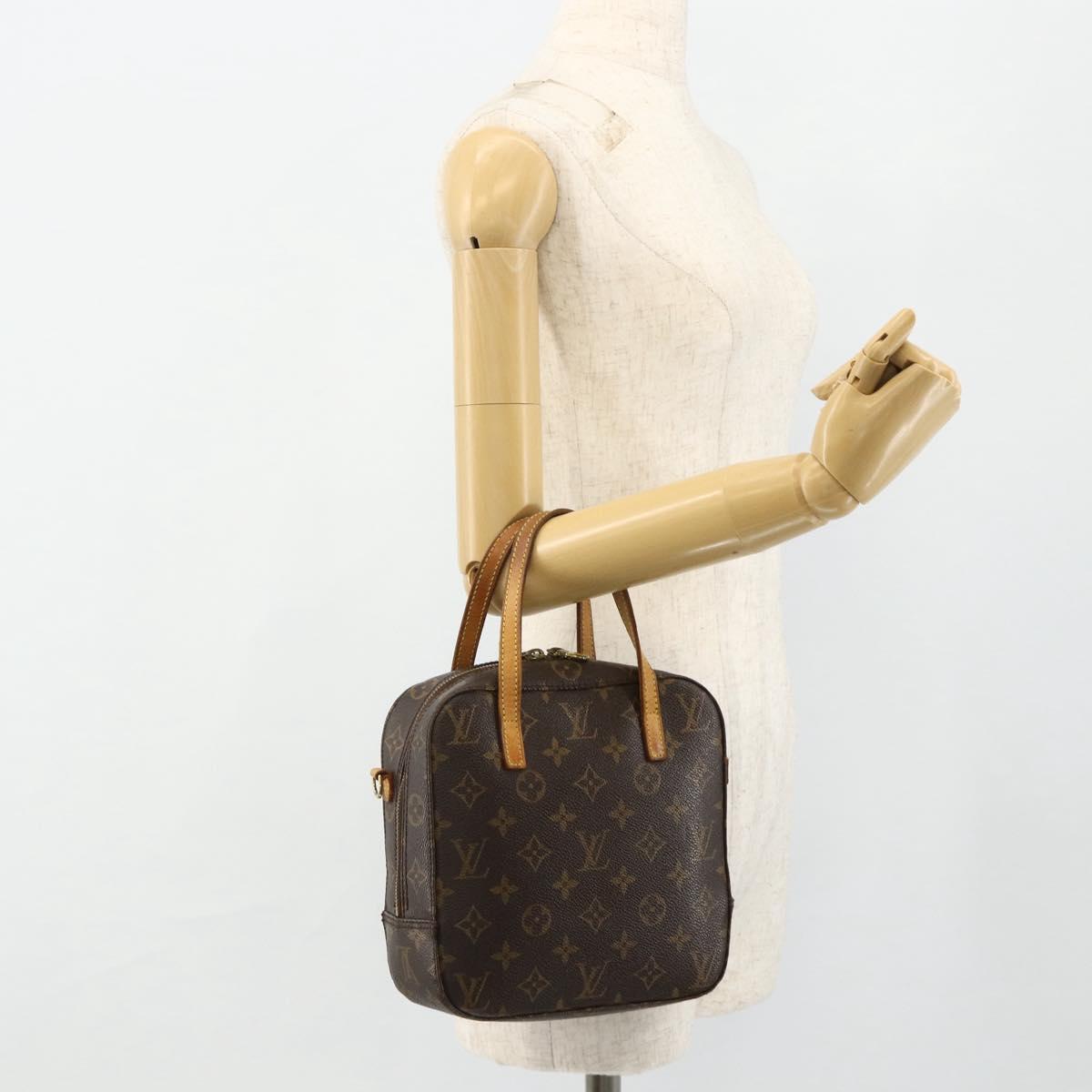 LOUIS VUITTON Monogram Spontini Hand Bag M47500 LV Auth bs34614