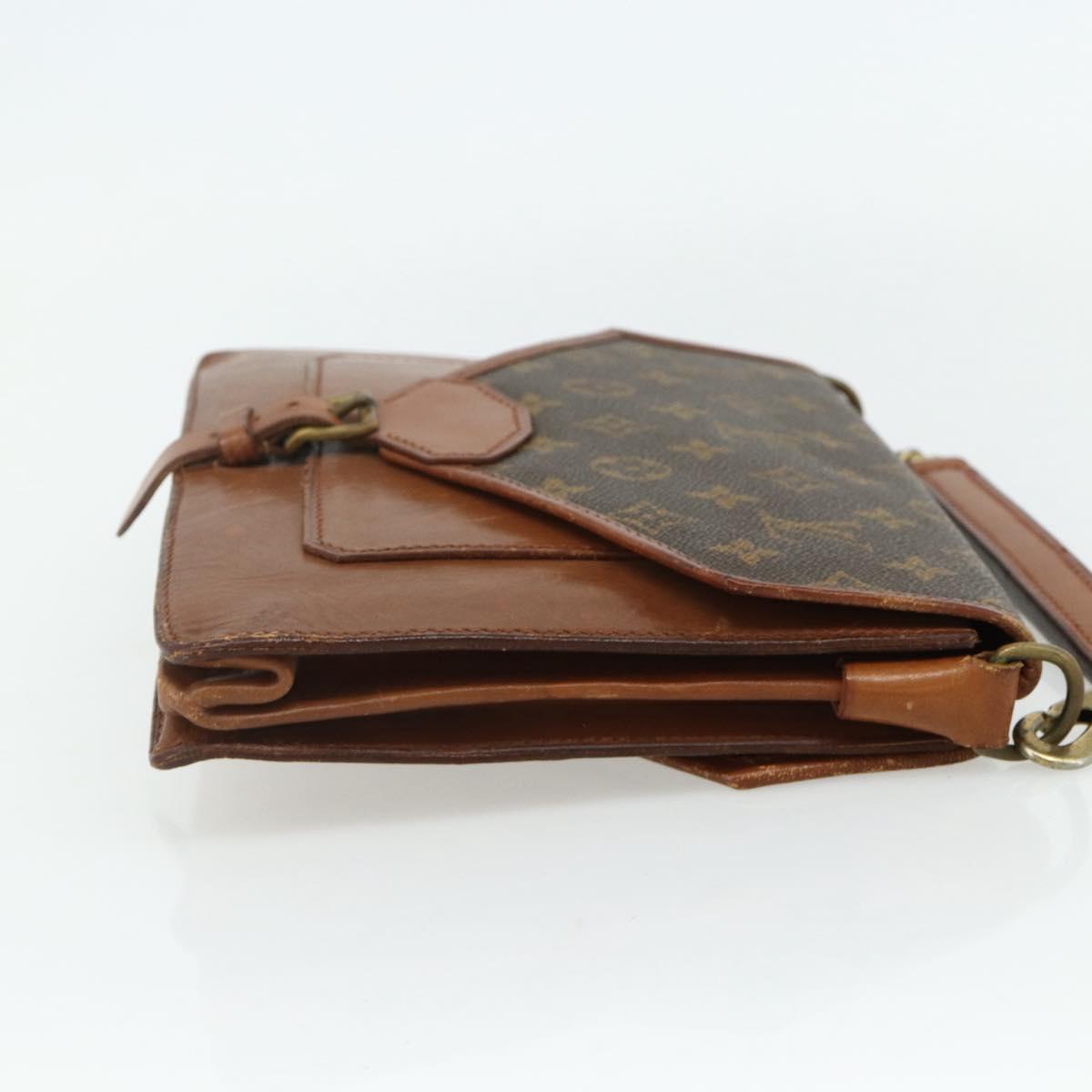 LOUIS VUITTON Monogram Sac Biface Hand Bag 2way M51310 LV Auth bs34617