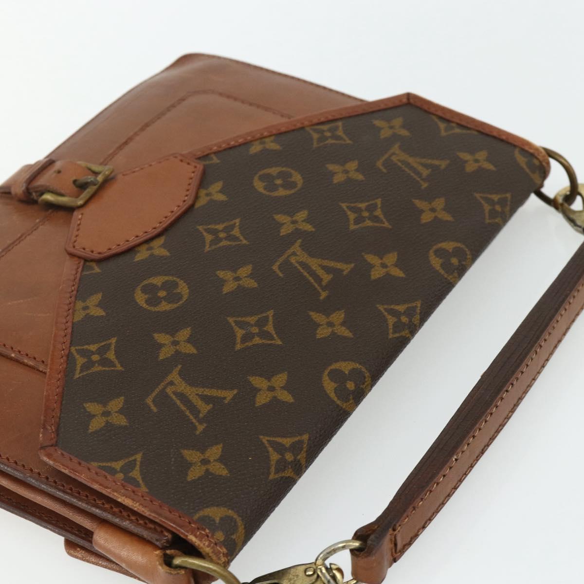 LOUIS VUITTON Monogram Sac Biface Hand Bag 2way M51310 LV Auth bs34617