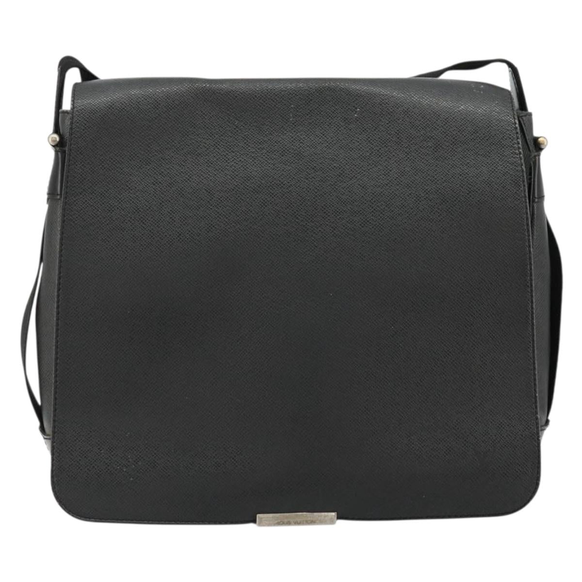 LOUIS VUITTON Taiga Victor Shoulder Bag Ardoise M30142 LV Auth bs34619