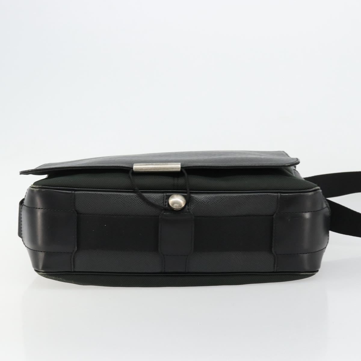 LOUIS VUITTON Taiga Victor Shoulder Bag Ardoise M30142 LV Auth bs34619