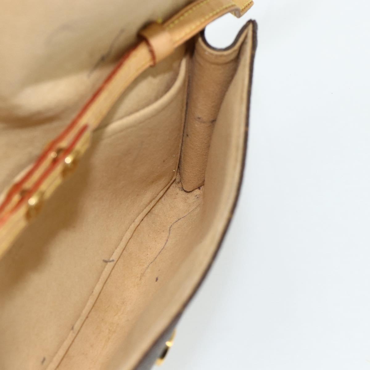 LOUIS VUITTON Monogram Pochette Twin GM Shoulder Bag M51852 LV Auth bs34626