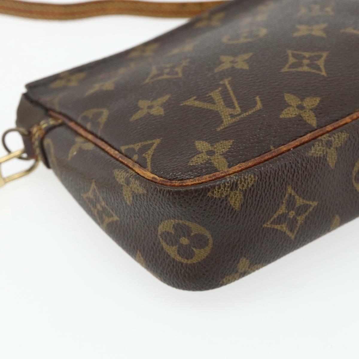 LOUIS VUITTON Monogram Isaac Mizrahi Pouch M99027 LV Auth bs34628