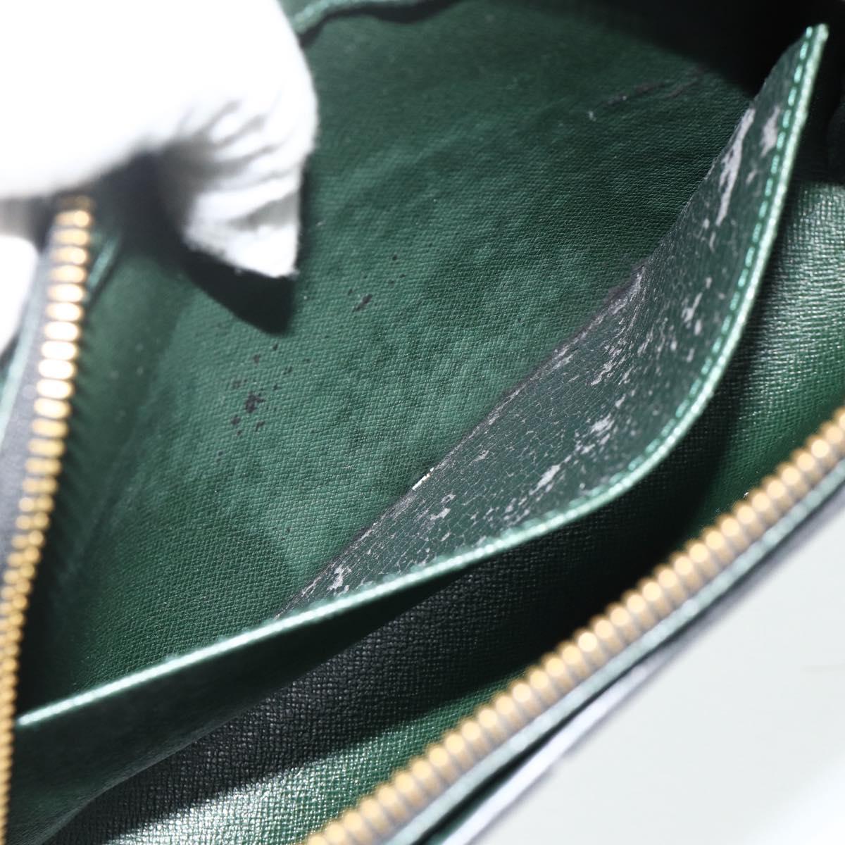 LOUIS VUITTON Taiga Baikal Clutch Bag Epicea M30184 LV Auth bs34635A