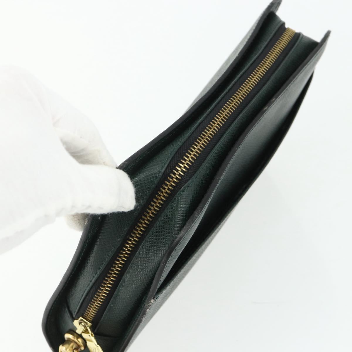 LOUIS VUITTON Taiga Baikal Clutch Bag Epicea M30184 LV Auth bs34635A