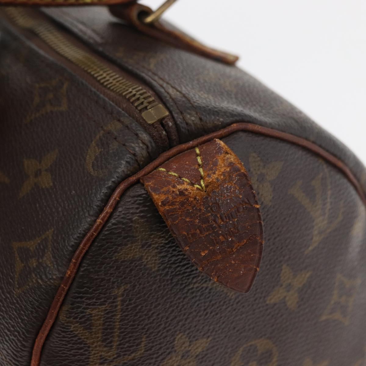LOUIS VUITTON Monogram Speedy 25 Hand Bag M41528 LV Auth bs34665
