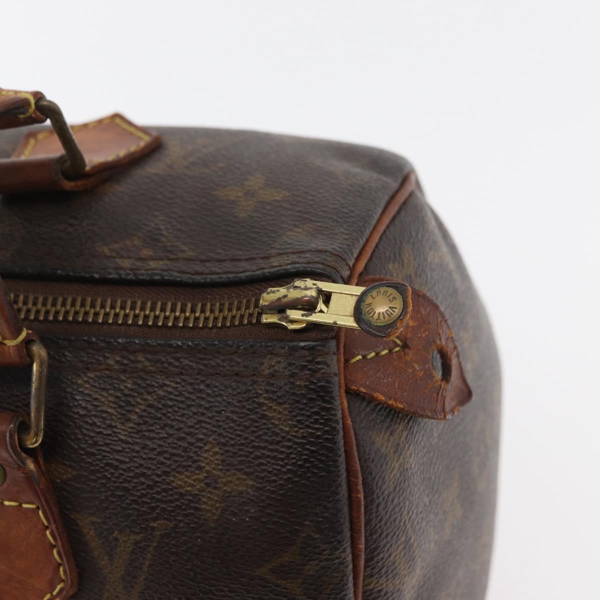 LOUIS VUITTON Monogram Speedy 25 Hand Bag M41528 LV Auth bs34665