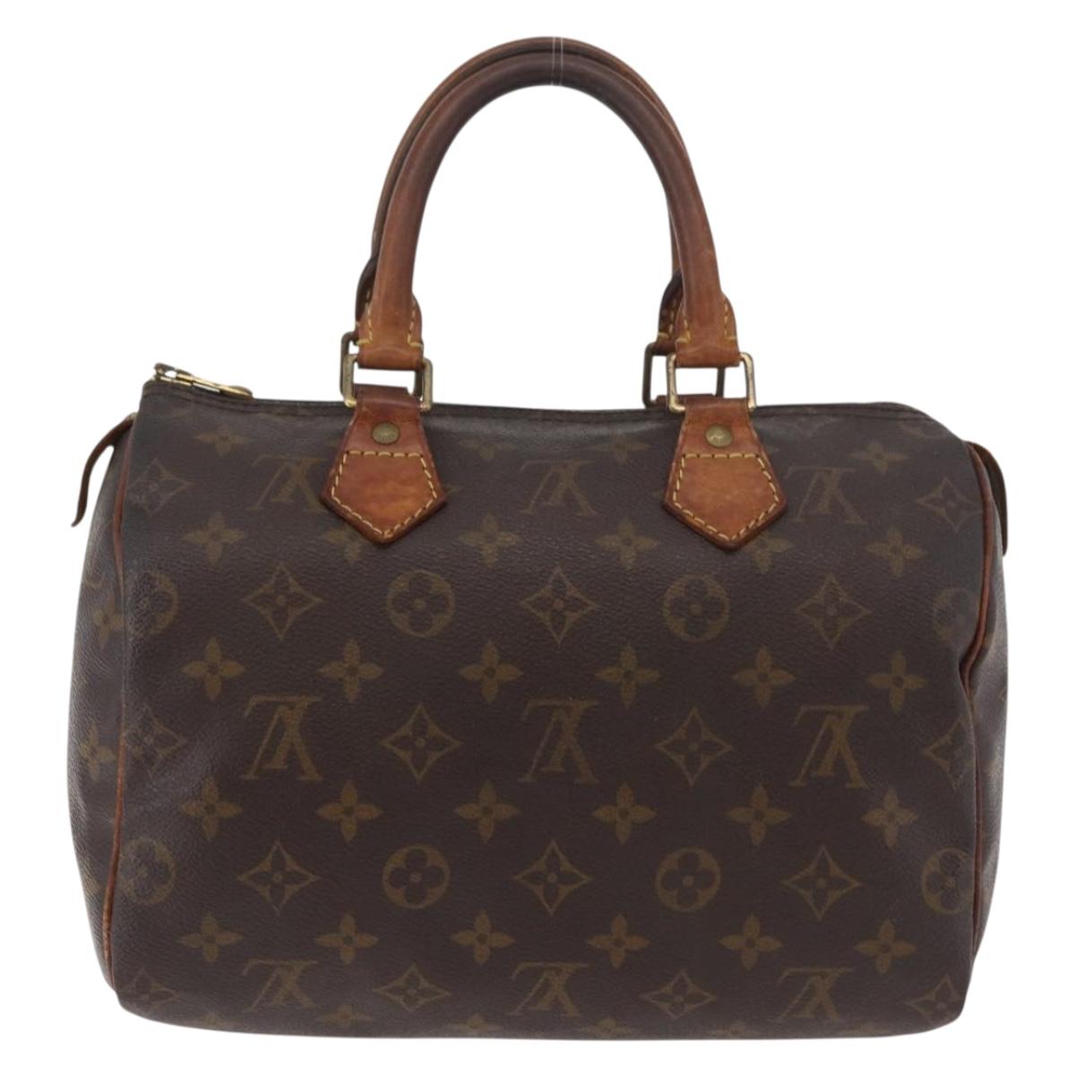 LOUIS VUITTON Monogram Speedy 25 Hand Bag M41528 LV Auth bs34665
