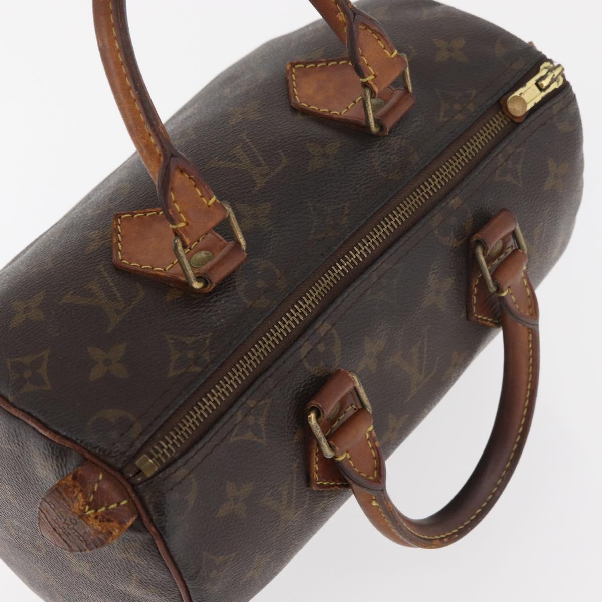 LOUIS VUITTON Monogram Speedy 25 Hand Bag M41528 LV Auth bs34665
