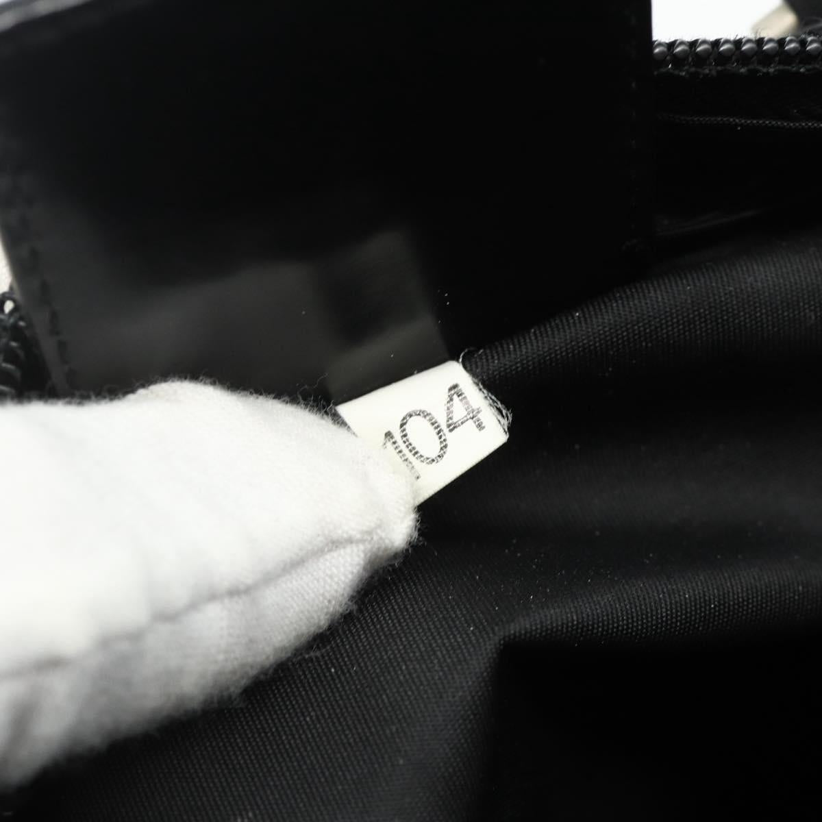 PRADA Shoulder Bag Nylon Black Silver Auth bs34694