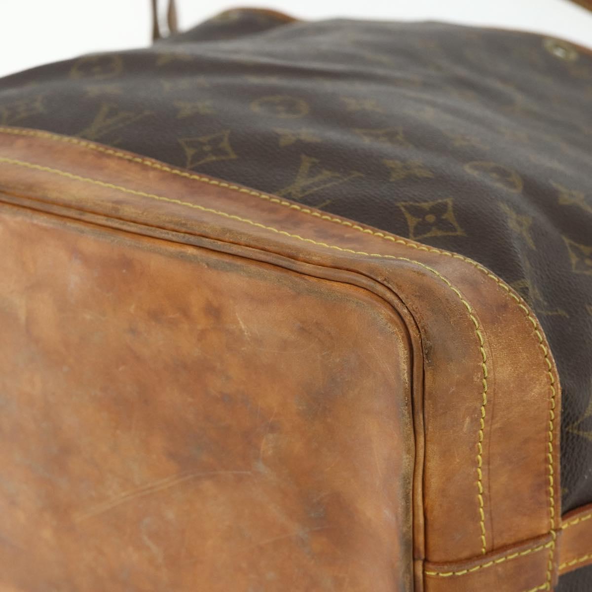 LOUIS VUITTON Monogram Noe Shoulder Bag M42224 LV Auth bs34697