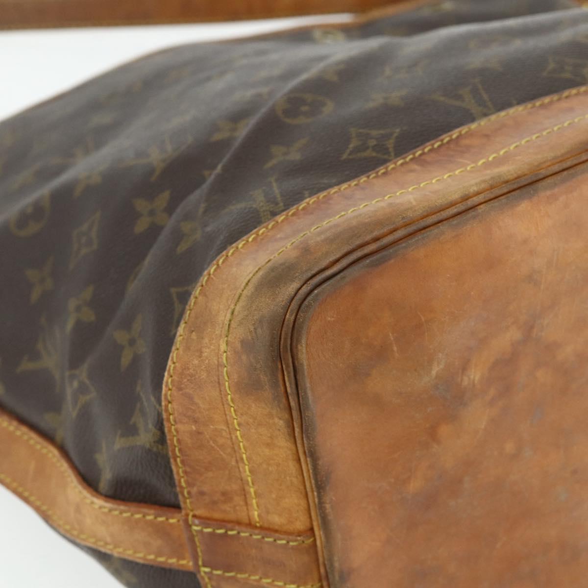LOUIS VUITTON Monogram Noe Shoulder Bag M42224 LV Auth bs34697