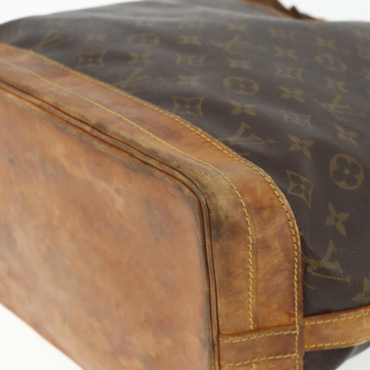 LOUIS VUITTON Monogram Noe Shoulder Bag M42224 LV Auth bs34697