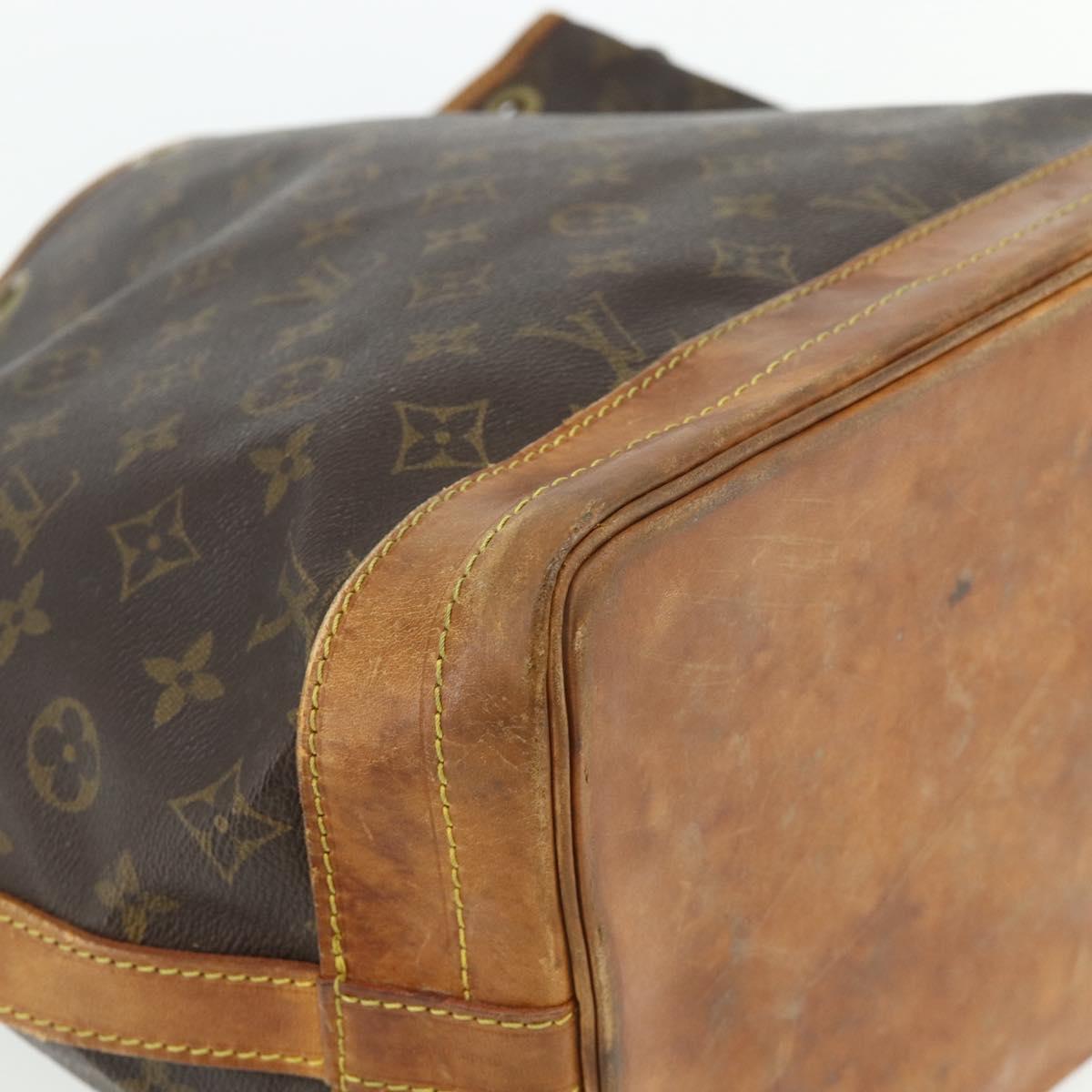 LOUIS VUITTON Monogram Noe Shoulder Bag M42224 LV Auth bs34697