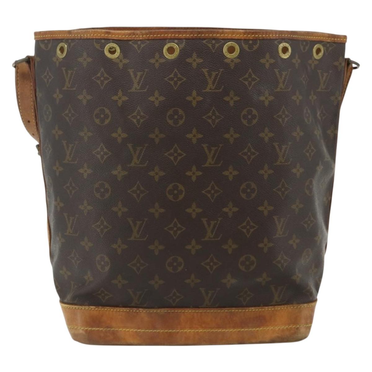 LOUIS VUITTON Monogram Noe Shoulder Bag M42224 LV Auth bs34697