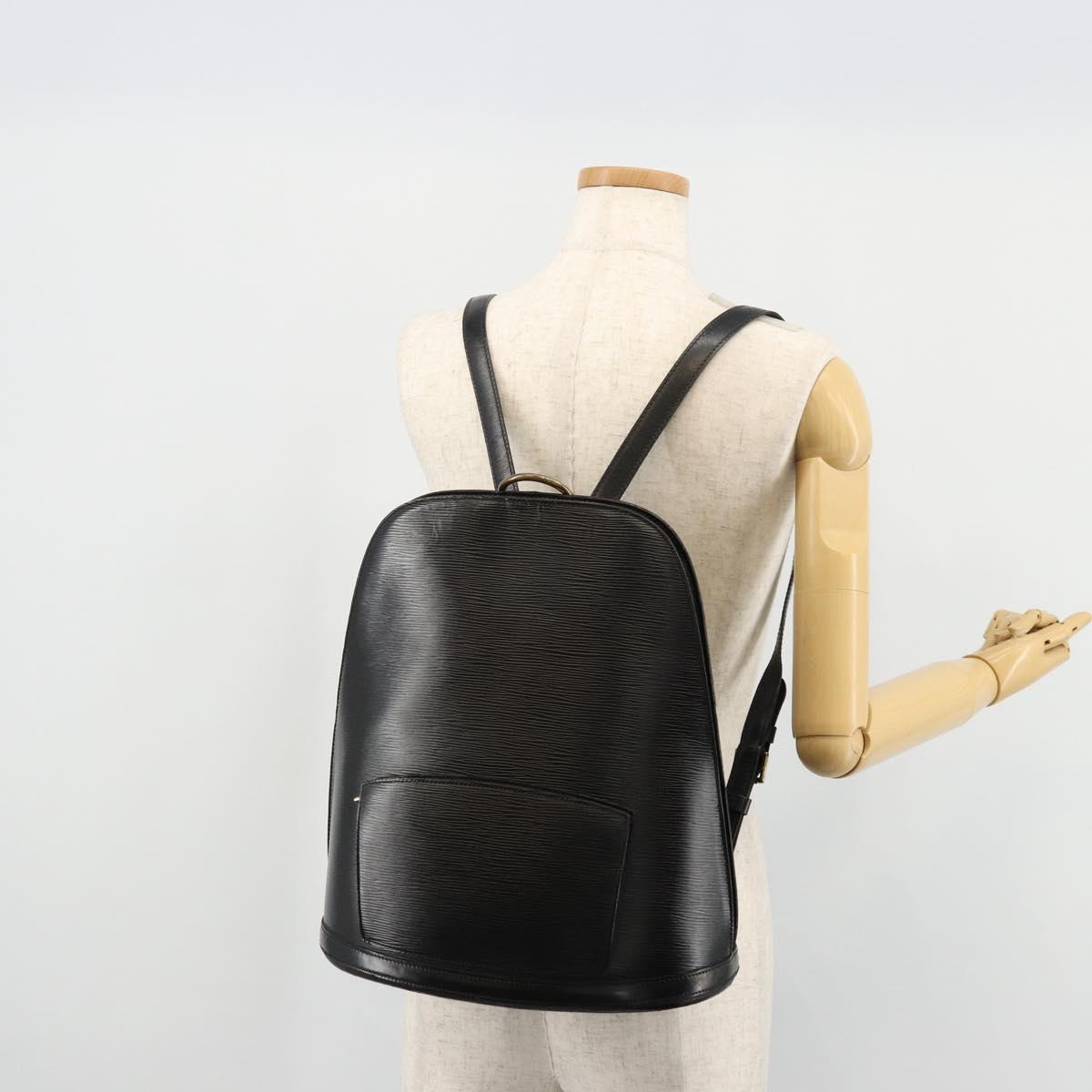 LOUIS VUITTON Epi Coblanc Shoulder Bag Black M52292 LV Auth bs34700
