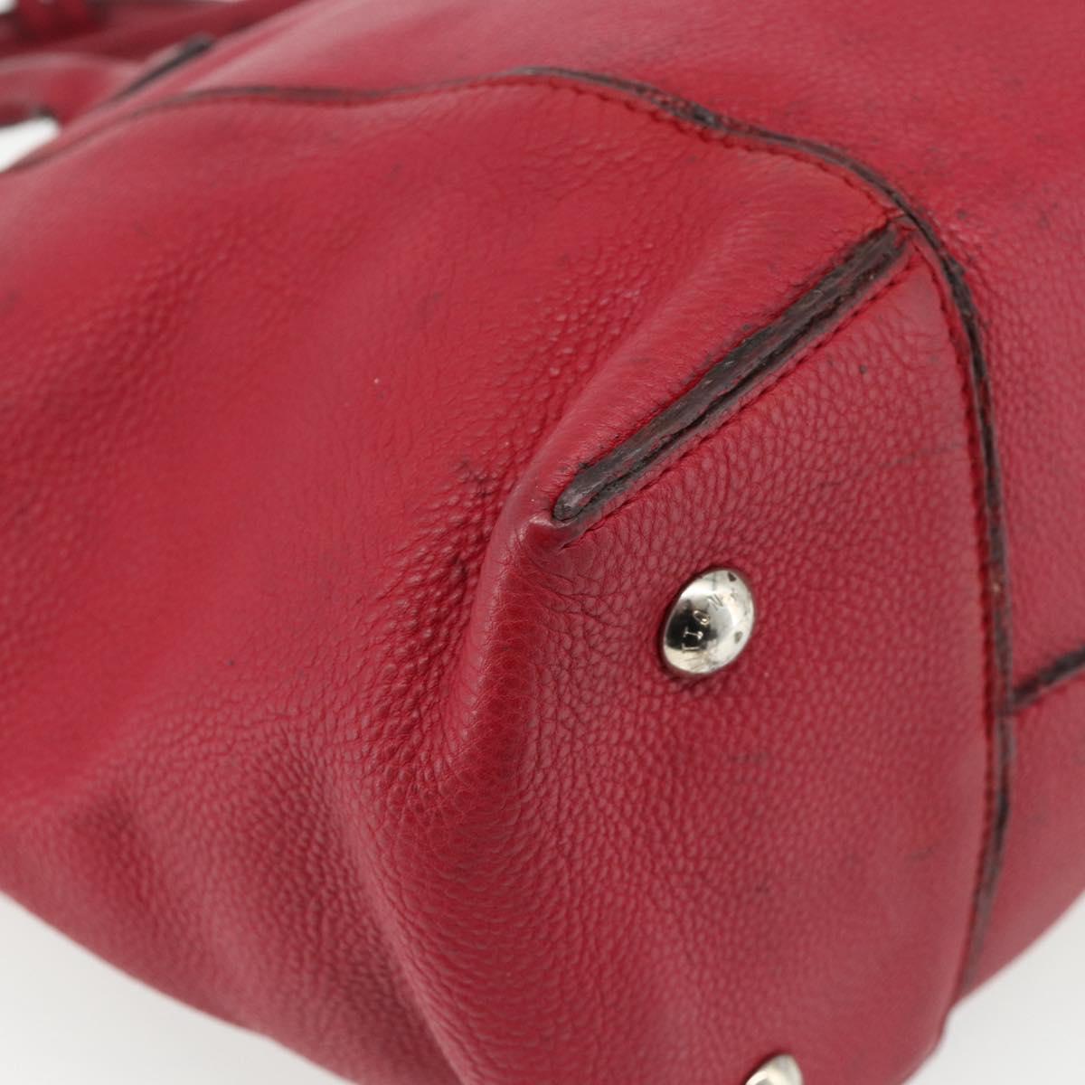 LOUIS VUITTON Lockit MM Hand Bag Leather Fran Boise M94595 LV Auth bs34701