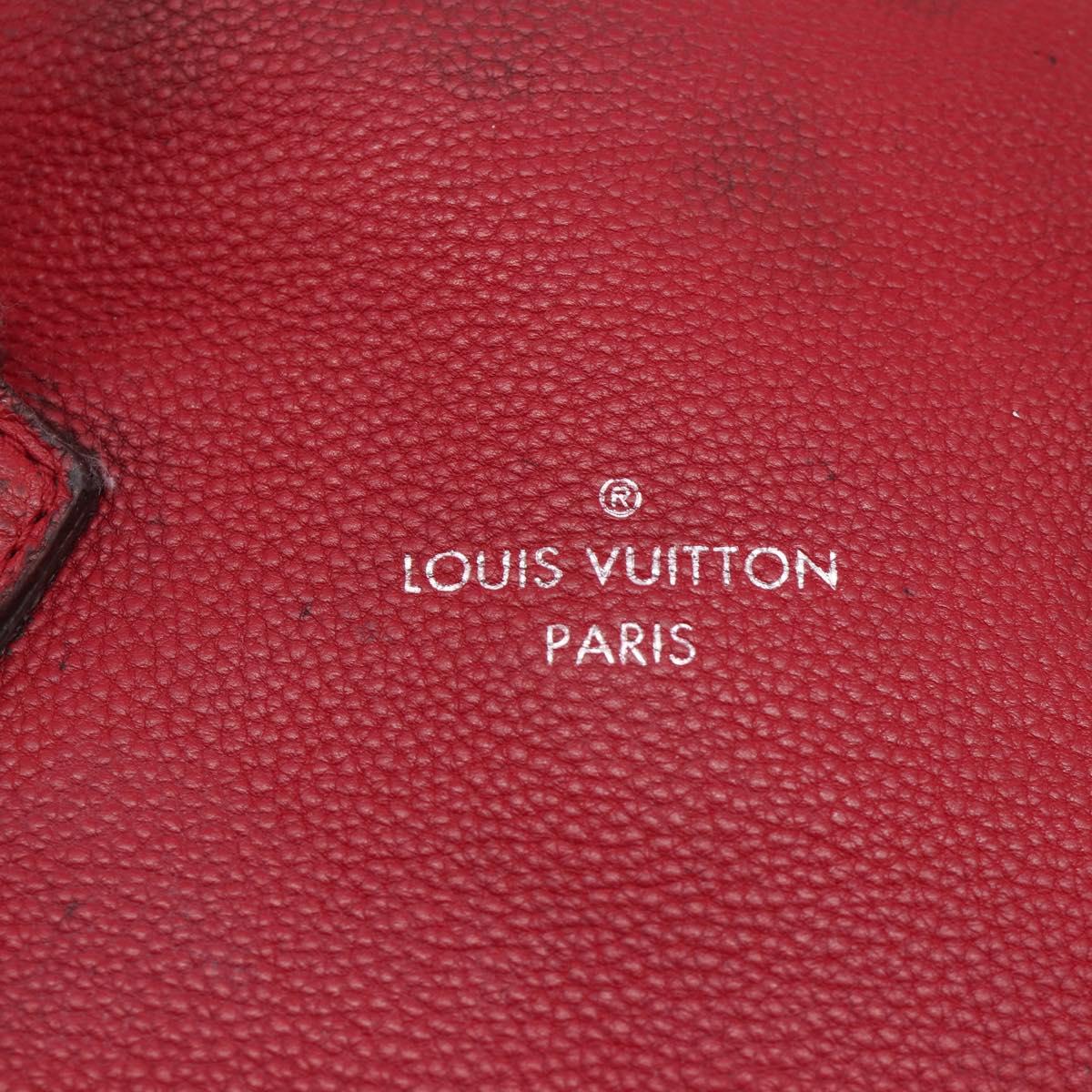 LOUIS VUITTON Lockit MM Hand Bag Leather Fran Boise M94595 LV Auth bs34701
