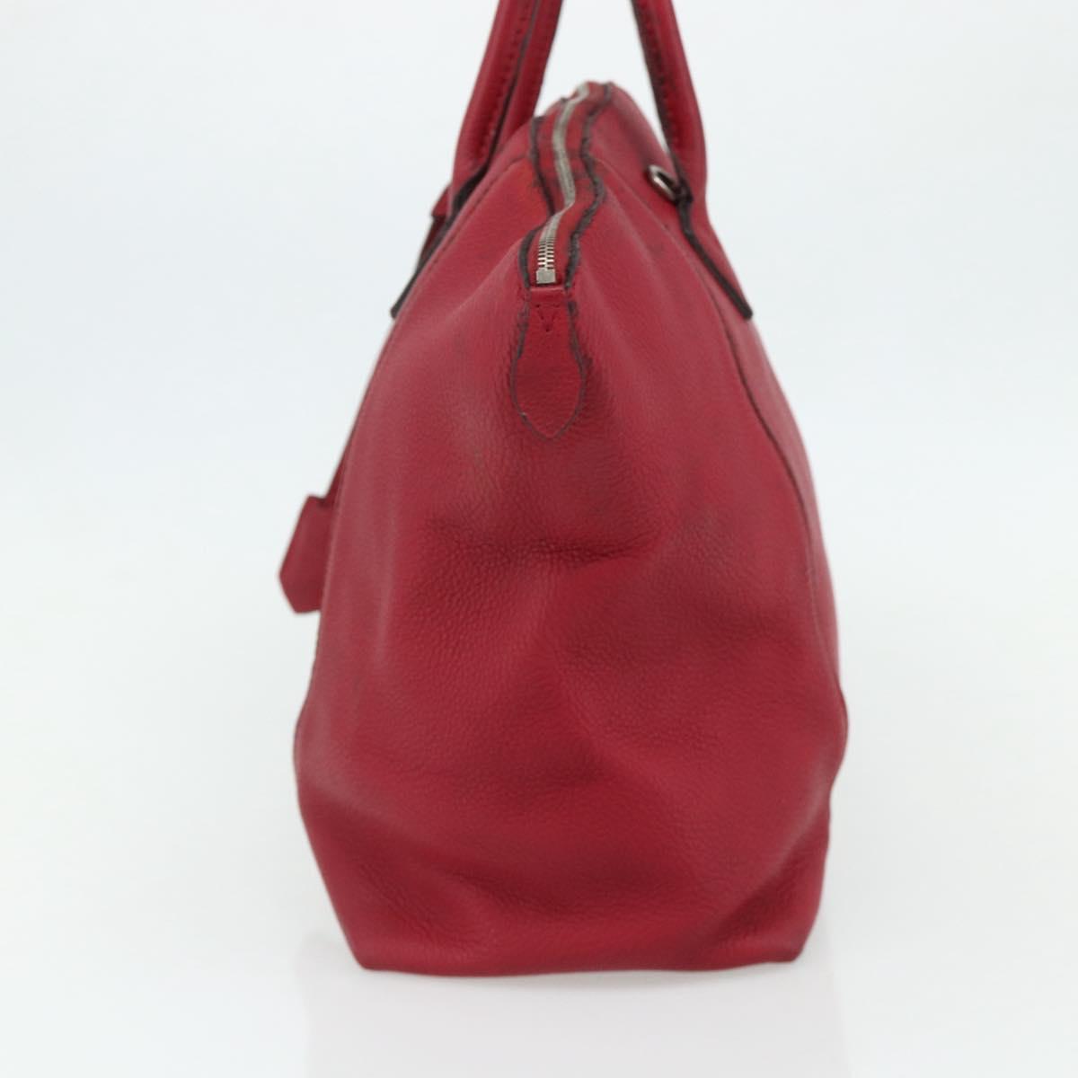 LOUIS VUITTON Lockit MM Hand Bag Leather Fran Boise M94595 LV Auth bs34701
